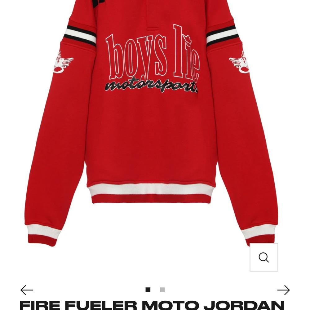 Boys Lie Red Crewneck Sweater
